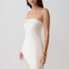 Kayla Silk Blend Strapless Asymmetric Top – Ivory Kayla Silk Blend Strapless Asymmetric Top – Ivory
