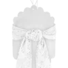 Kensley Broderie Halter Top – White