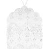 Kensley Broderie Halter Top – White