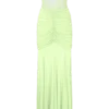Khadijah Lace And Mesh Maxi Dress – Sage