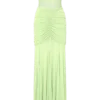 Khadijah Lace And Mesh Maxi Dress – Sage