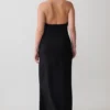 Khanh Slinky Halter Maxi Dress – Black Khanh Slinky Halter Maxi Dress – Black