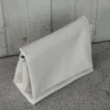Kiera Faux Leather Oversized Clutch – Ivory Kiera Faux Leather Oversized Clutch – Ivory