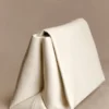 Kiera Faux Leather Oversized Clutch – Ivory Kiera Faux Leather Oversized Clutch – Ivory