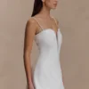 Kingsley Beaded Neckline Mini Dress – Ivory Kingsley Beaded Neckline Mini Dress – Ivory