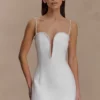 Kingsley Beaded Neckline Mini Dress – Ivory Kingsley Beaded Neckline Mini Dress – Ivory
