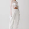 Kirstine Bralette With Chiffon Cape – Ivory