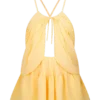 Korra Chiffon Halter Top – Butterscotch Korra Chiffon Halter Top – Butterscotch
