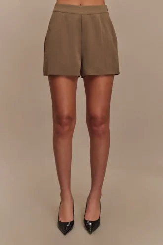 Korrie Suiting Short – Cacao Brown