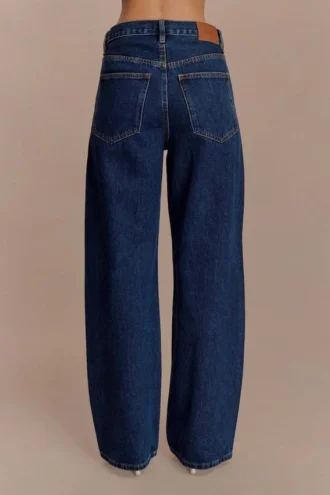 Laina Mid Rise Diamante Denim Jeans – Midnight Blue Laina Mid Rise Diamante Denim Jeans – Midnight Blue