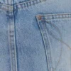 Lakoda Cuffed Denim Mini Skirt – Washed Light Blue Lakoda Cuffed Denim Mini Skirt – Washed Light Blue