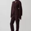 Lara Knit Cardigan With Scarf – Chocolate Lara Knit Cardigan With Scarf – Chocolate
