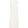 Laura Halter Satin Gown – White Laura Halter Satin Gown – White