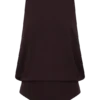 Laurelle Sleeveless Modal Draped Bodysuit – Chocolate Laurelle Sleeveless Modal Draped Bodysuit – Chocolate
