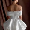 Lauretta Off Shoulder Mini Dress – White