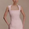 Lea Tweed Sleeveless Mini Dress – Baby Pink Lea Tweed Sleeveless Mini Dress – Baby Pink