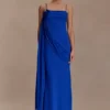Leena Chiffon Maxi Dress – Cobalt