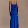 Leena Chiffon Maxi Dress – Cobalt