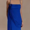 Leena Chiffon Maxi Dress – Cobalt