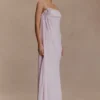 Leena Chiffon Maxi Dress – Light Lilac