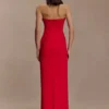 Lianne Strapless Maxi Dress – Red Lianne Strapless Maxi Dress – Red
