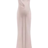 Lilly Sweetheart Satin Maxi Dress – Soft Pink