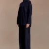 Lioda Oversized Denim Shirt – Washed Indigo Blue Lioda Oversized Denim Shirt – Washed Indigo Blue