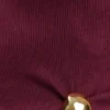 Lola Ribbed Sleeveless Top With Hardware – Burgundy Lola Ribbed Sleeveless Top With Hardware – Burgundy