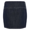 Loraine Mid Rise Denim Mini Skirt – Indigo Pinstripe Loraine Mid Rise Denim Mini Skirt – Indigo Pinstripe