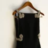 Lorde Embellished Crepe Maxi Dress – Black Lorde Embellished Crepe Maxi Dress – Black