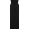 Lorde Embellished Crepe Maxi Dress – Black Lorde Embellished Crepe Maxi Dress – Black