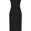 Lorena Cotton Midi Dress – Black Lorena Cotton Midi Dress – Black