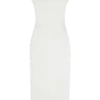 Lorena Cotton Midi Dress – White Lorena Cotton Midi Dress – White