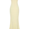 Luella Crepe Corset Maxi Dress – Lemon Luella Crepe Corset Maxi Dress – Lemon