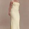 Luella Crepe Corset Maxi Dress – Lemon Luella Crepe Corset Maxi Dress – Lemon