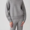 Lulu Oversized Knit Jumper – Grey Marle Lulu Oversized Knit Jumper – Grey Marle