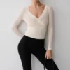 Lumi Long Sleeve Mesh Top – Bone Lumi Long Sleeve Mesh Top – Bone