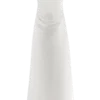 Luna Satin Off Shoulder Gown – White Luna Satin Off Shoulder Gown – White
