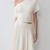 Luu Off Shoulder Slinky Top – Ivory Luu Off Shoulder Slinky Top – Ivory