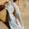 M-List Scarf – Blue Floral Print M-List Scarf – Blue Floral Print