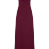 Mabel Off Shoulder Chiffon Maxi Dress – Merlot