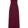Mabel Off Shoulder Chiffon Maxi Dress – Merlot