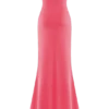 Madison Strapless Slinky Maxi Dress – Coral Madison Strapless Slinky Maxi Dress – Coral