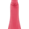 Madison Strapless Slinky Maxi Dress – Coral Madison Strapless Slinky Maxi Dress – Coral