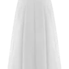 Mae A-Line Midi Skirt – White