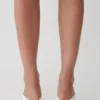 Mai Sling Back Thong Heel – White