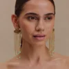 Maia Chandelier Earrings – Gold Maia Chandelier Earrings – Gold