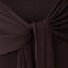 Maiara Shortsleeve Slinky Tie Maxi Dress – Chocolate Maiara Shortsleeve Slinky Tie Maxi Dress – Chocolate