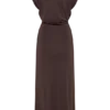 Maiara Shortsleeve Slinky Tie Maxi Dress – Chocolate Maiara Shortsleeve Slinky Tie Maxi Dress – Chocolate
