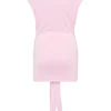 Maiara Shortsleeve Slinky Tie Mini Dress – Pink Maiara Shortsleeve Slinky Tie Mini Dress – Pink